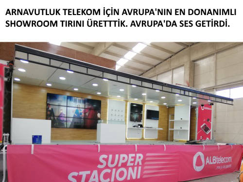 shoowroom tır imalat kiralama